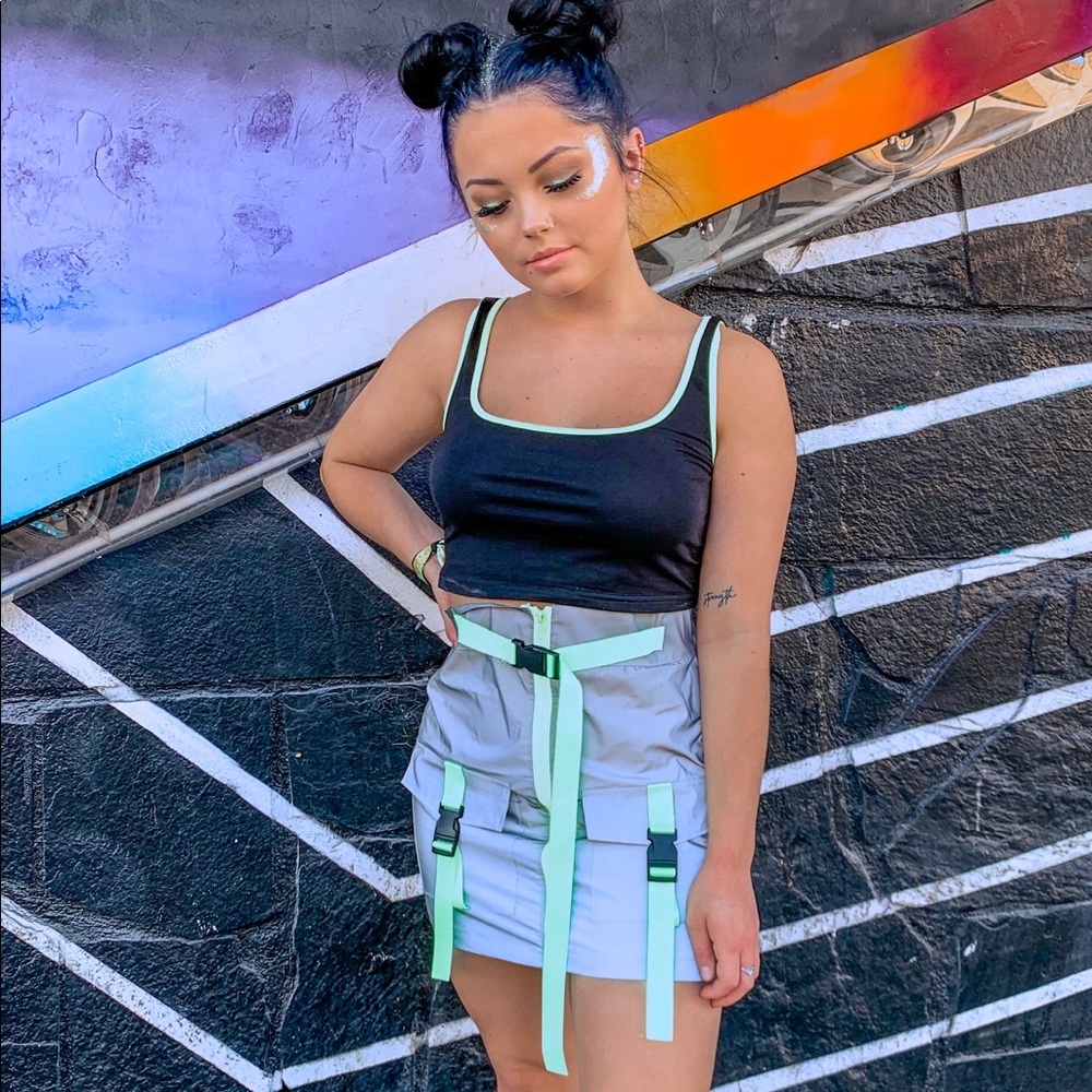 Reflective Skirt Size M- Festival, Rave